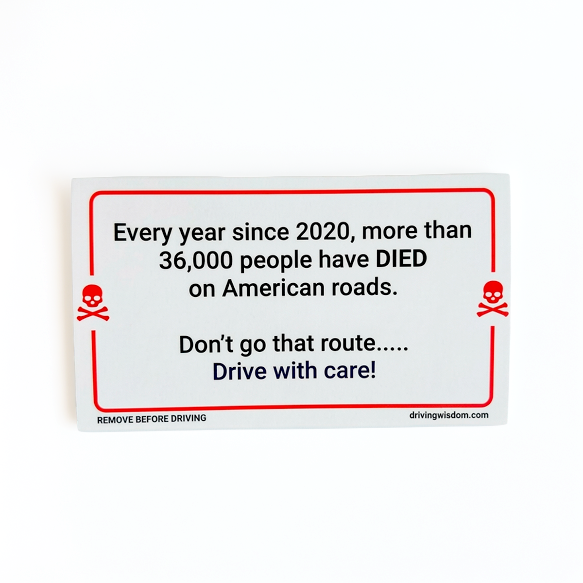 Family Safety Cards (4-pack)